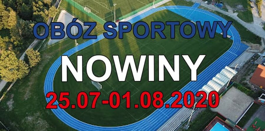 Obóz sportowy w Nowinach!