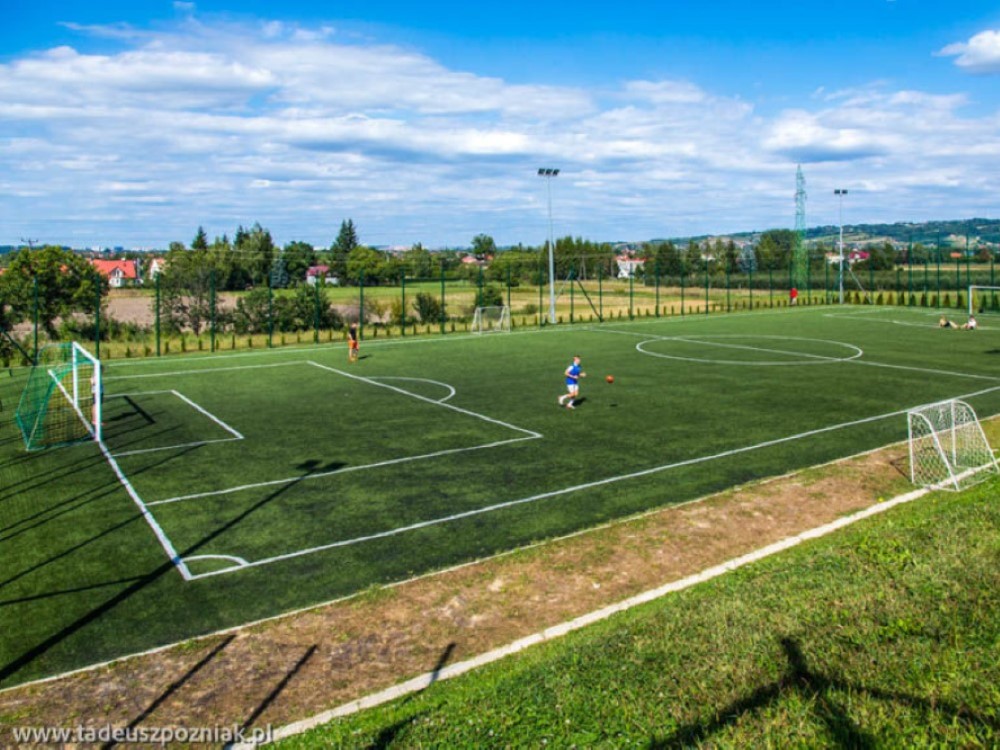 Orlik w Budziwoju, trening szkółki piłkarskiej Grunwald w Rzeszowie