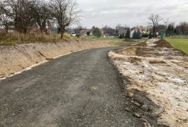 Budowa drogi dojazdowej do stadionu Grunwald Budziwój
