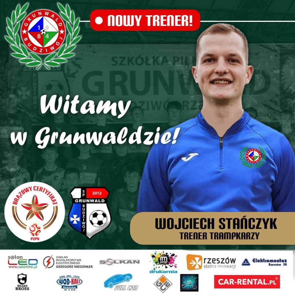 trener Wojciech Stańczyk Grunwald Budziwój Rzeszów