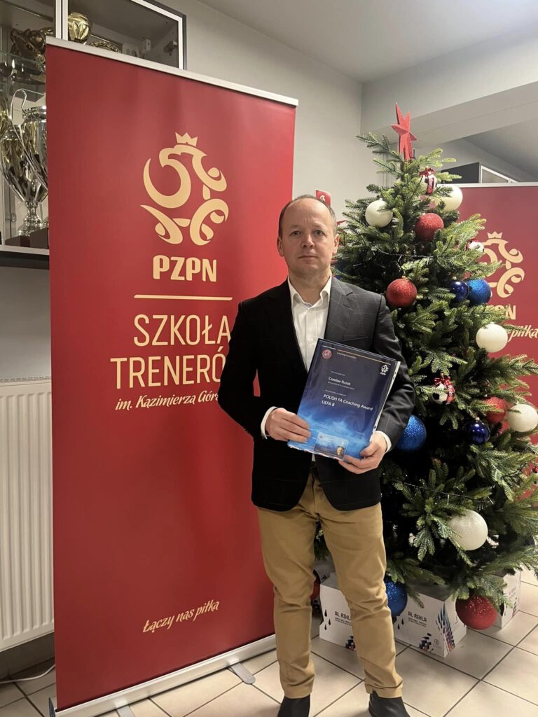 Trener Czesław Rożak Grunwald Budziwój Rzeszów UEFA B