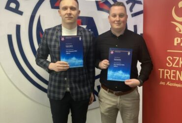Trenerzy B.Pata i K.Ząbroń z licencją UEFA B!