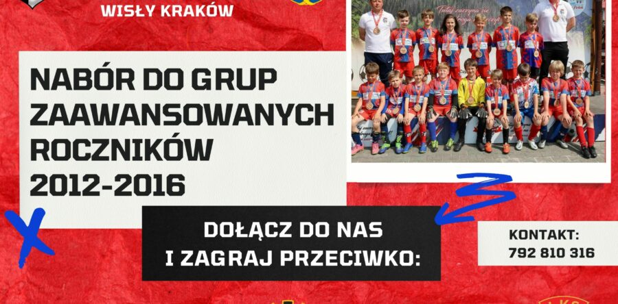 Nabór do grup zaawansowanych 2012-2016!