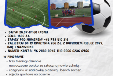 Obóz piłkarski Kielce 2024