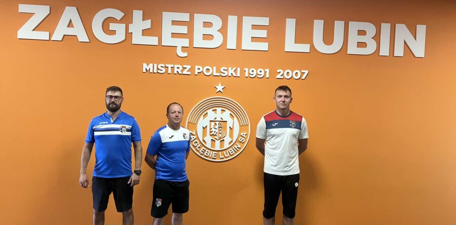 Trenerzy Grunwaldu na stażu w Zagłębiu Lubin