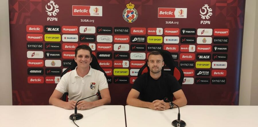 Trener Dawid Blacha na stażu w Wiśle Kraków