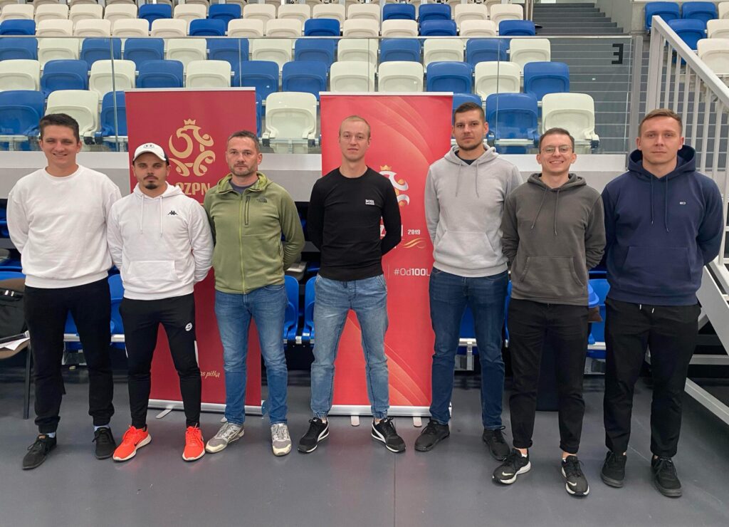 Trenerzy Grunwaldu Budziwój na konferencji Akademii Grassroots w Mielcu 2024