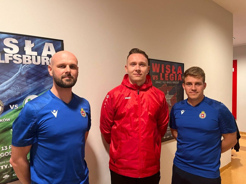 trener Kacper Ząbroń Grunwald Budziwój w akademii Wisły Kraków