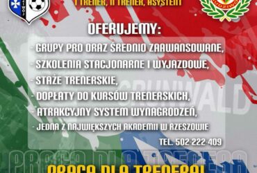 Szukamy trenerów na nowy sezon!