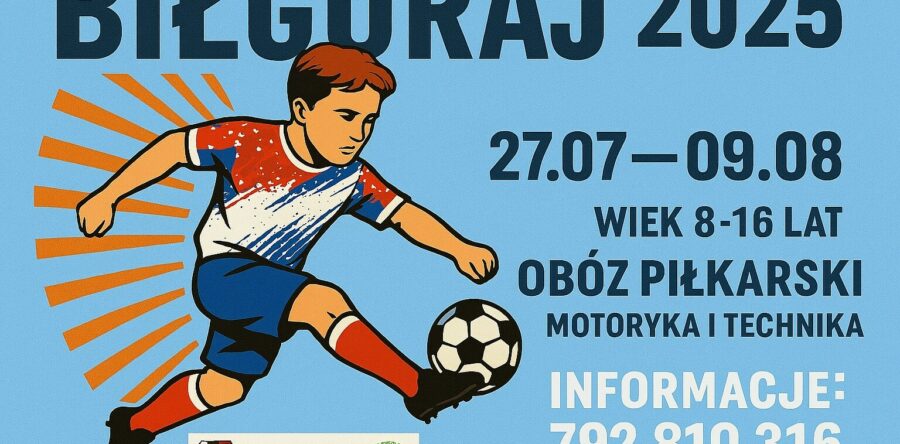 Letni obóz piłkarski w Biłgoraju