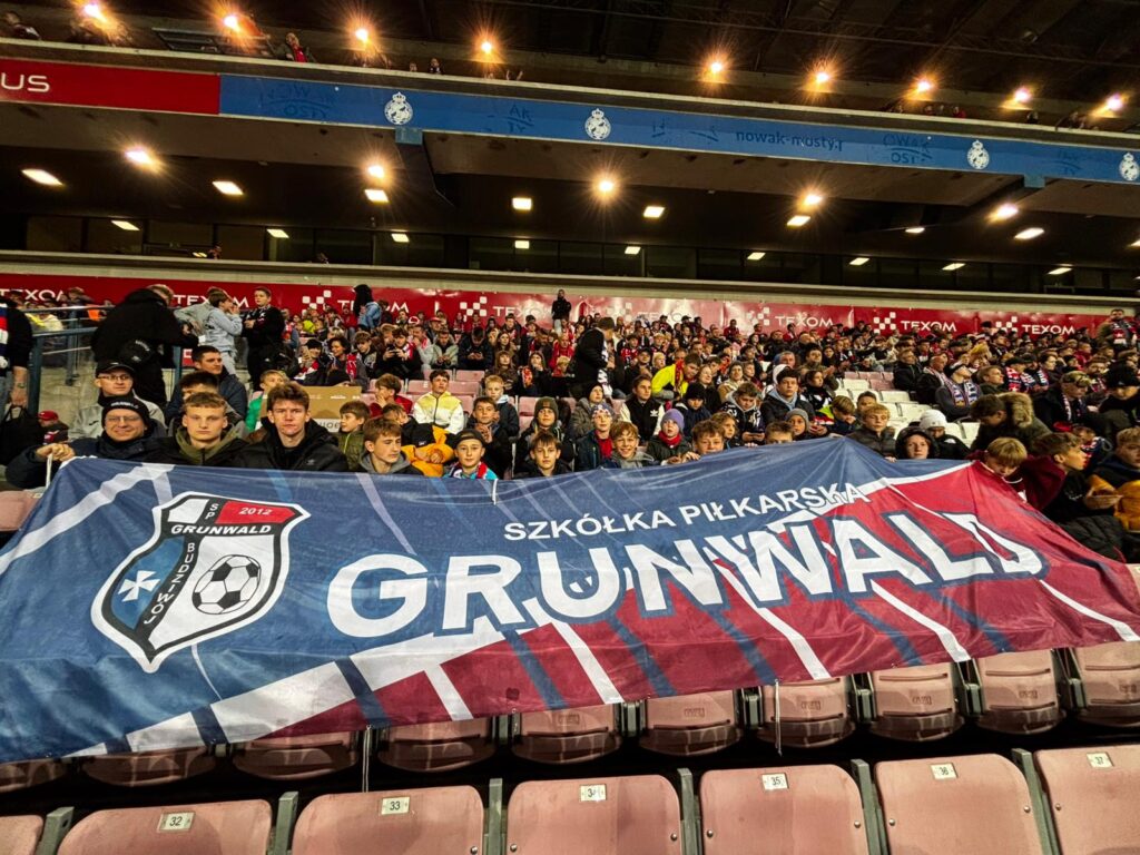 Grunwald Budziwój na meczu Wisła-Ruch