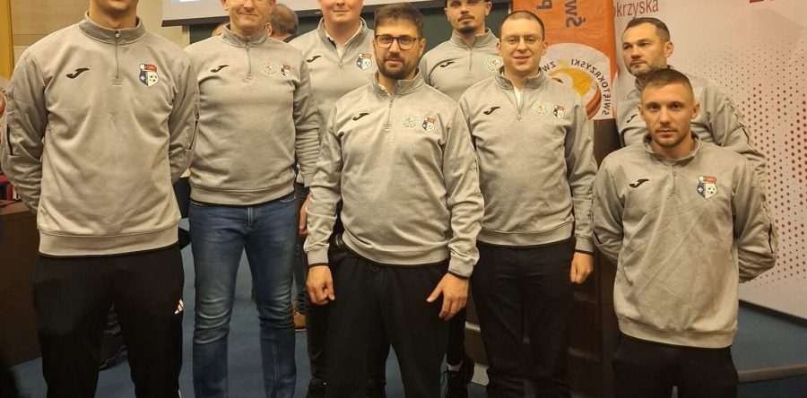 Trenerzy Grunwaldu na szkoleniu w Kielcach