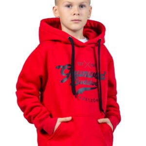 Bluza dziecięca PREMIUM czarna / czerwona