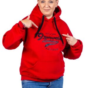 Bluza damska PREMIUM czarna / czerwona